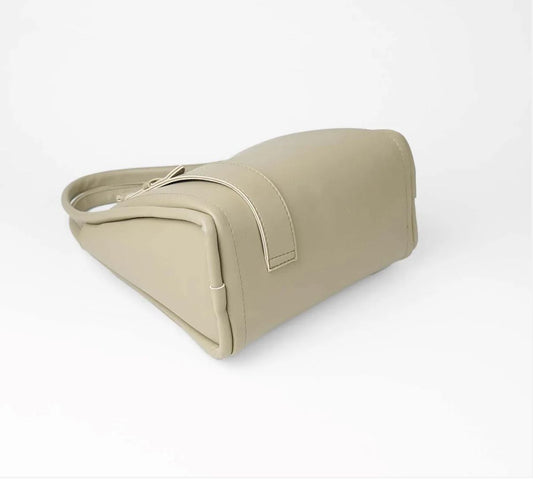 Minimalist Nude Beige Shoulder Bag image 1