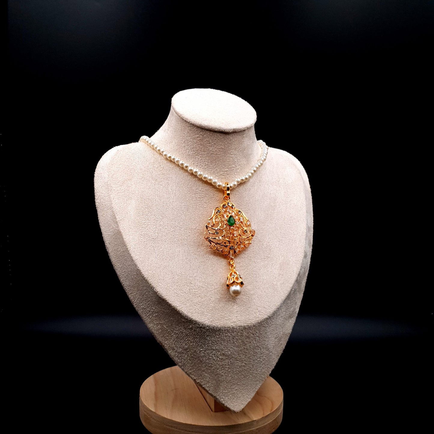 PEARLED GOLDEN-SILVER STONES image 6