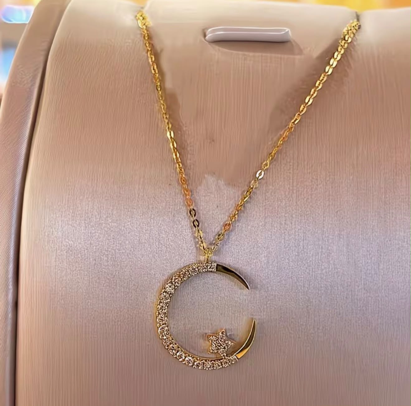 Celestial Crescent Necklace