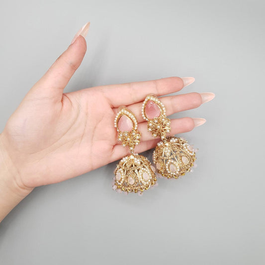 Royal Crystal Statement Jhumka