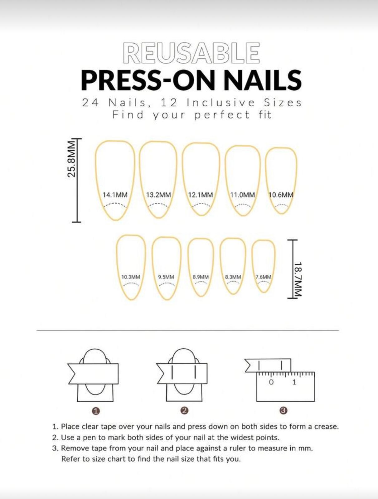 Blooming Grace – Almond-Shaped 3D Floral Gel Nail Stickers (24 Pcs)