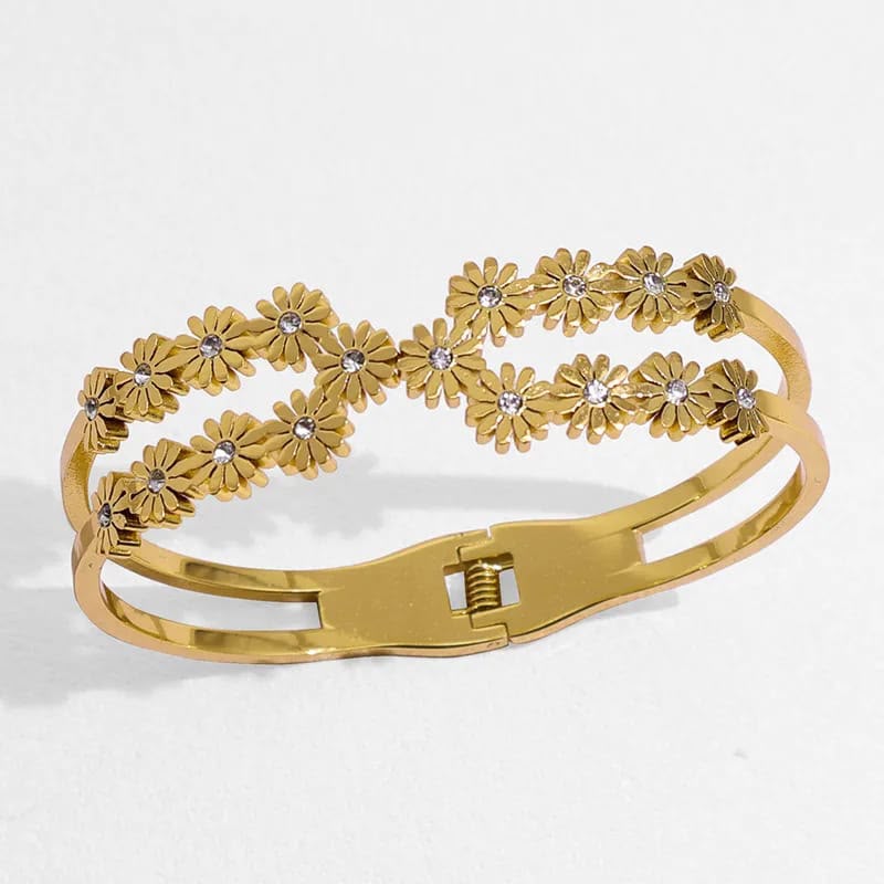 Golden Bloom Floral