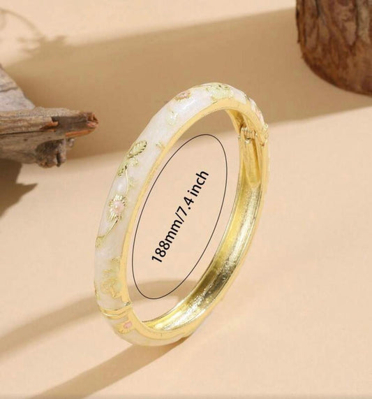 Enchanted Garden Enamel Bangle