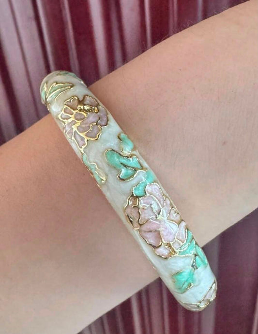 Enamel Bloom Bangle