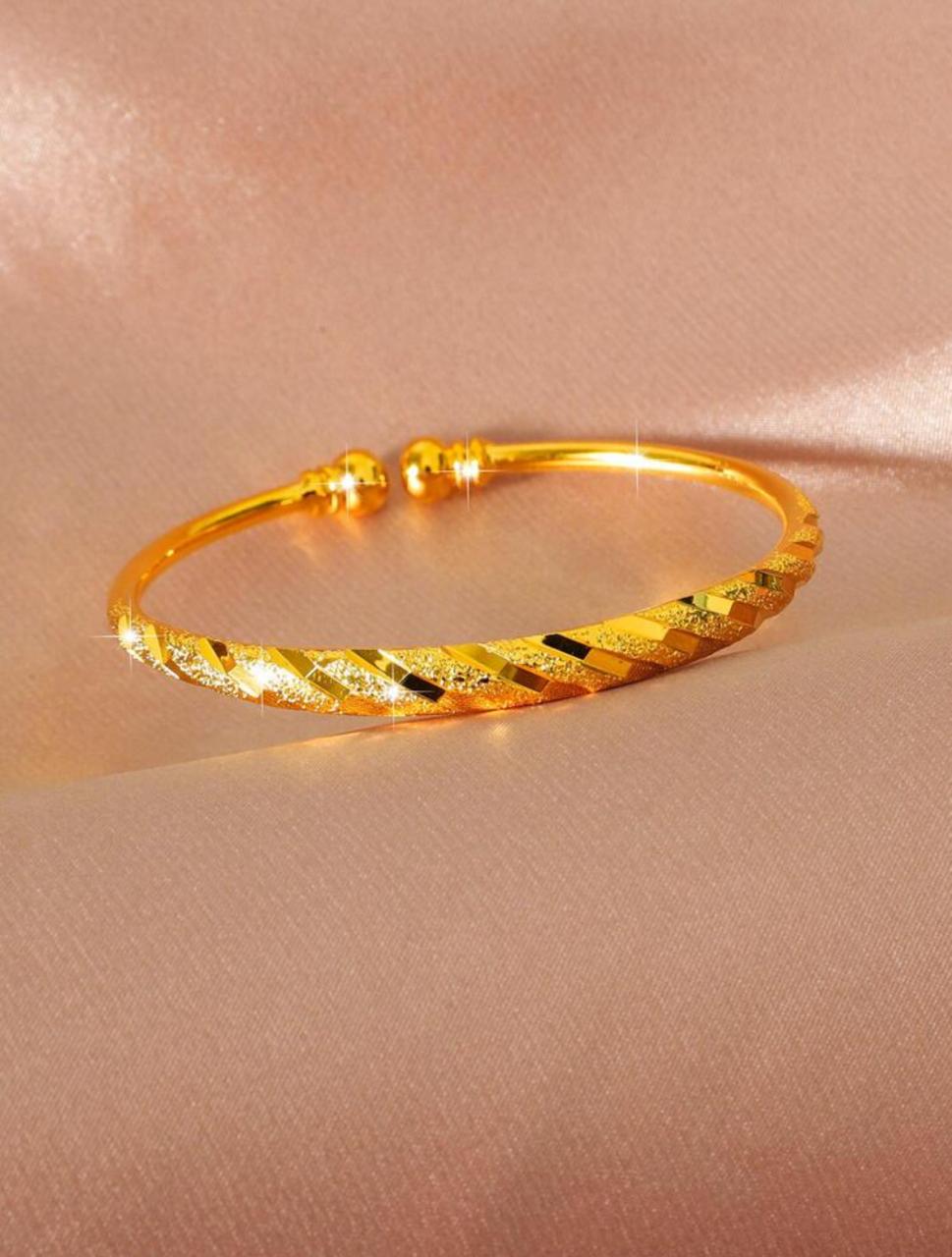 Copper Textured Design Bangle image 3