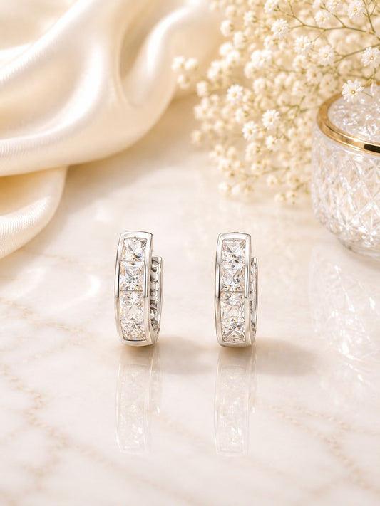 Crystal Luxe Huggie