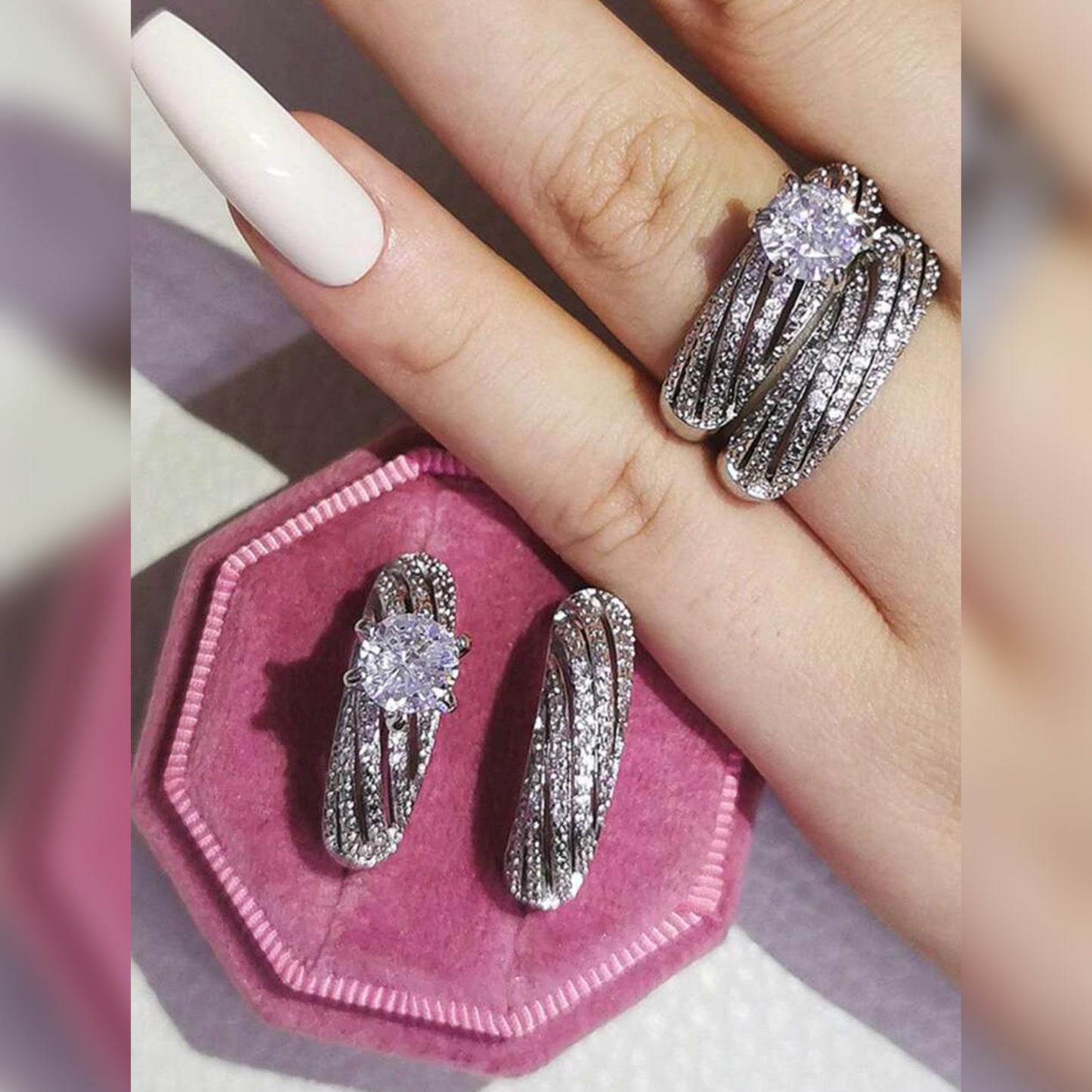 EUROPIAN STYLE SILVER RING image 2