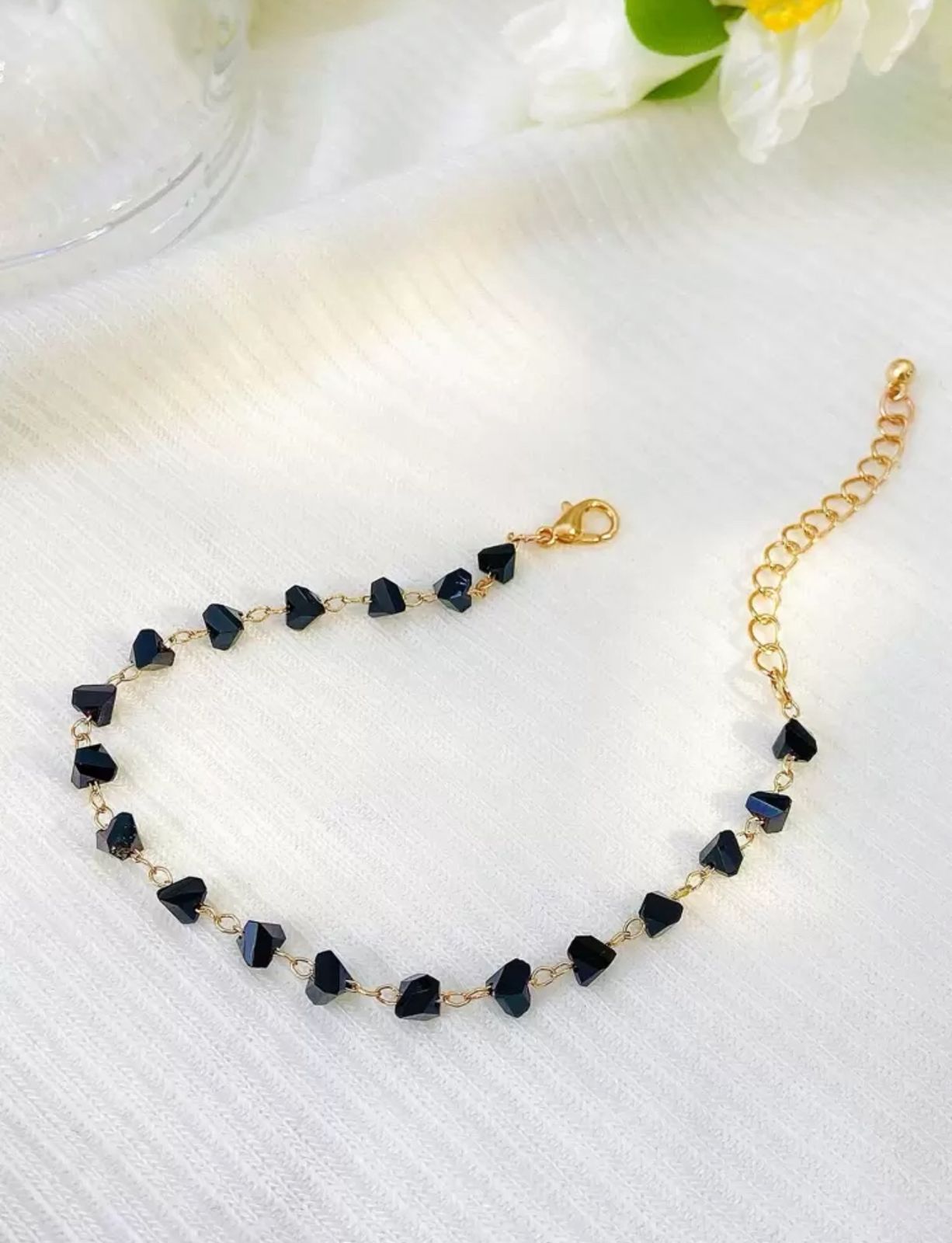 Korean Fashion Asymmetrical Beaded Bracelet image 2
