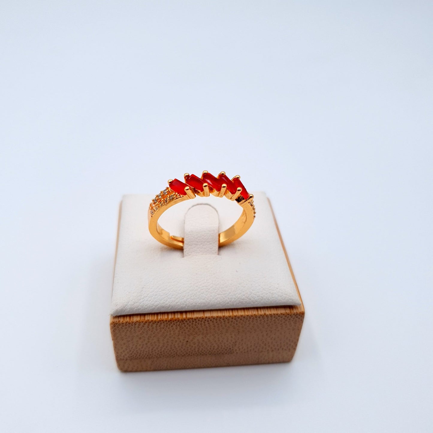 A stunning adjustable ring that perfectly fits while showcasing effortless elegance.  "Adjustable" image 2