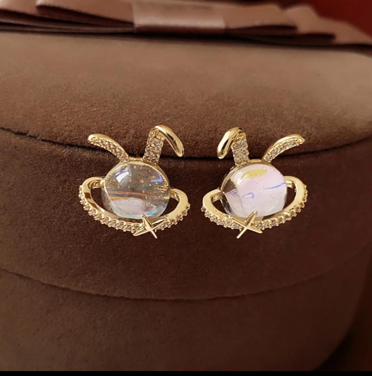 OPAL FLOWER STUDS image 1