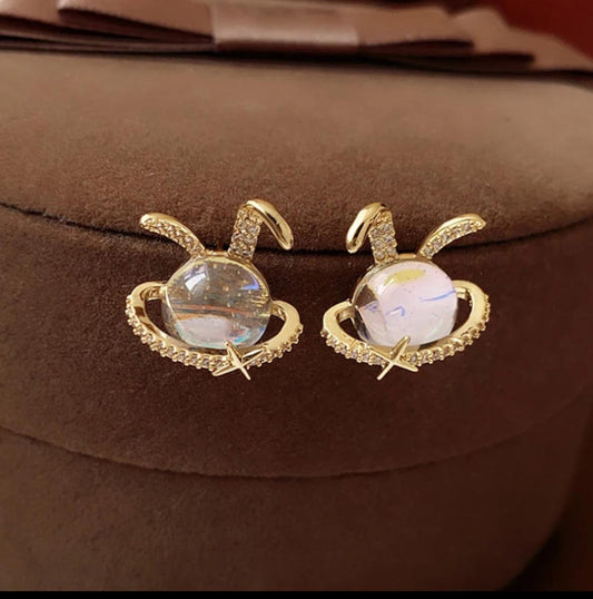 OPAL FLOWER STUDS image 1