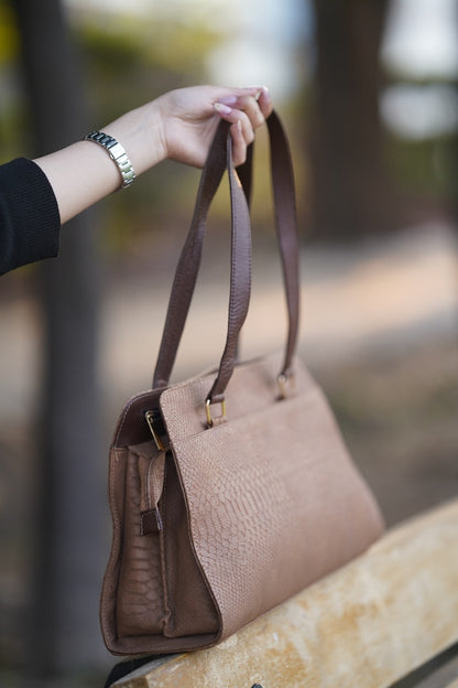 Upgrade your fashion game with this elegant and versatile genuine leather handbag (Premium Quality) image 6