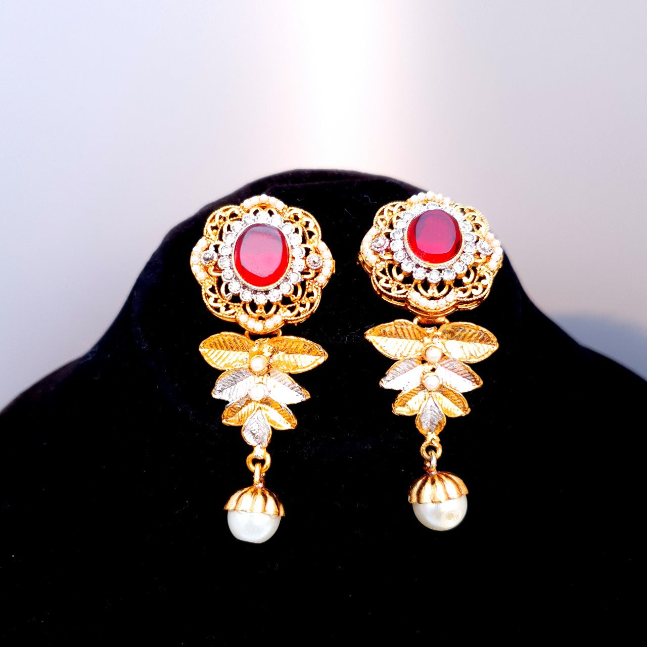 COPPER PLATING VINTAGE EARRING image 7