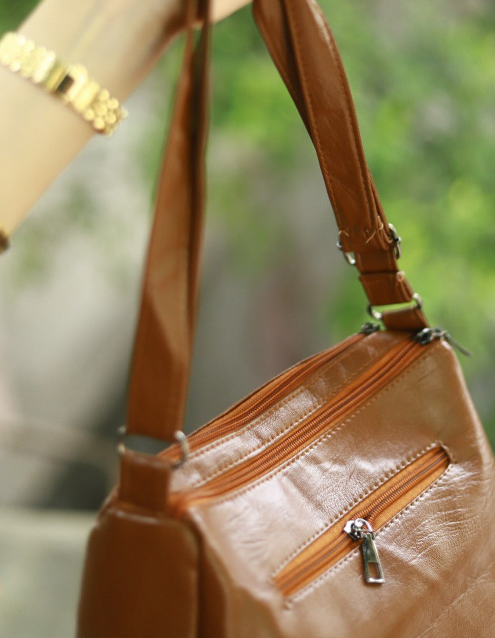 Genuine Leather Crossbody Stylish Large Capacity Shoulder Bag for Women image 4