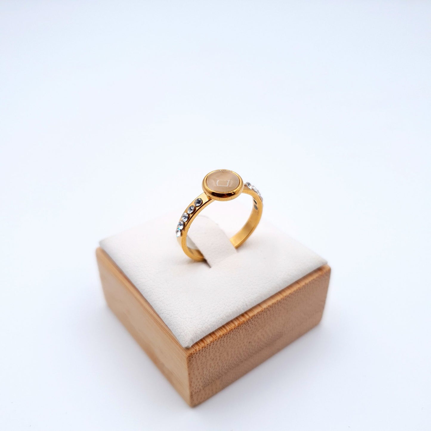 A sleek and elegant ring designed to complement the beauty of a sophisticated person image 3