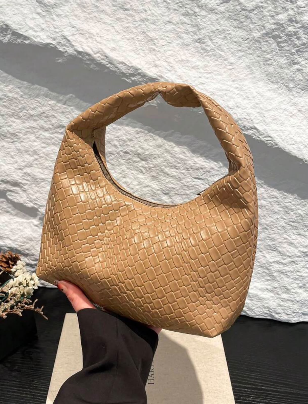 Café Luxe Woven Bag