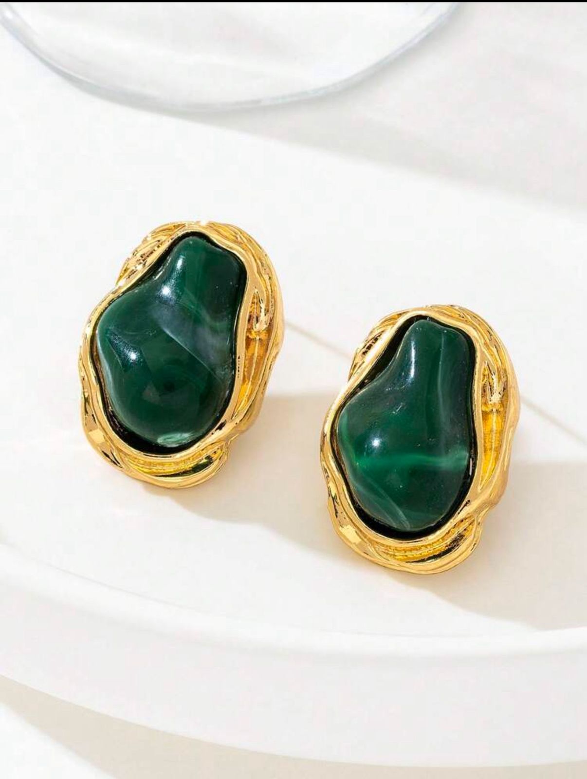 Asymmetric Fashion Pearl Earrings, Elegant Vintage Style For Women image 1