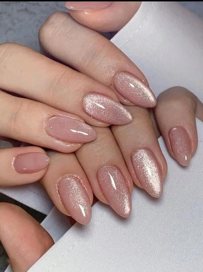 Cat Eye Press On Fake Nails image 0