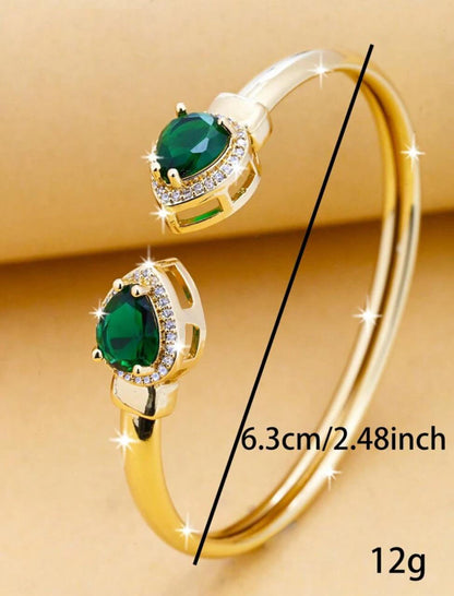 Fashionable Geometric Inlaid Bracelet image 6