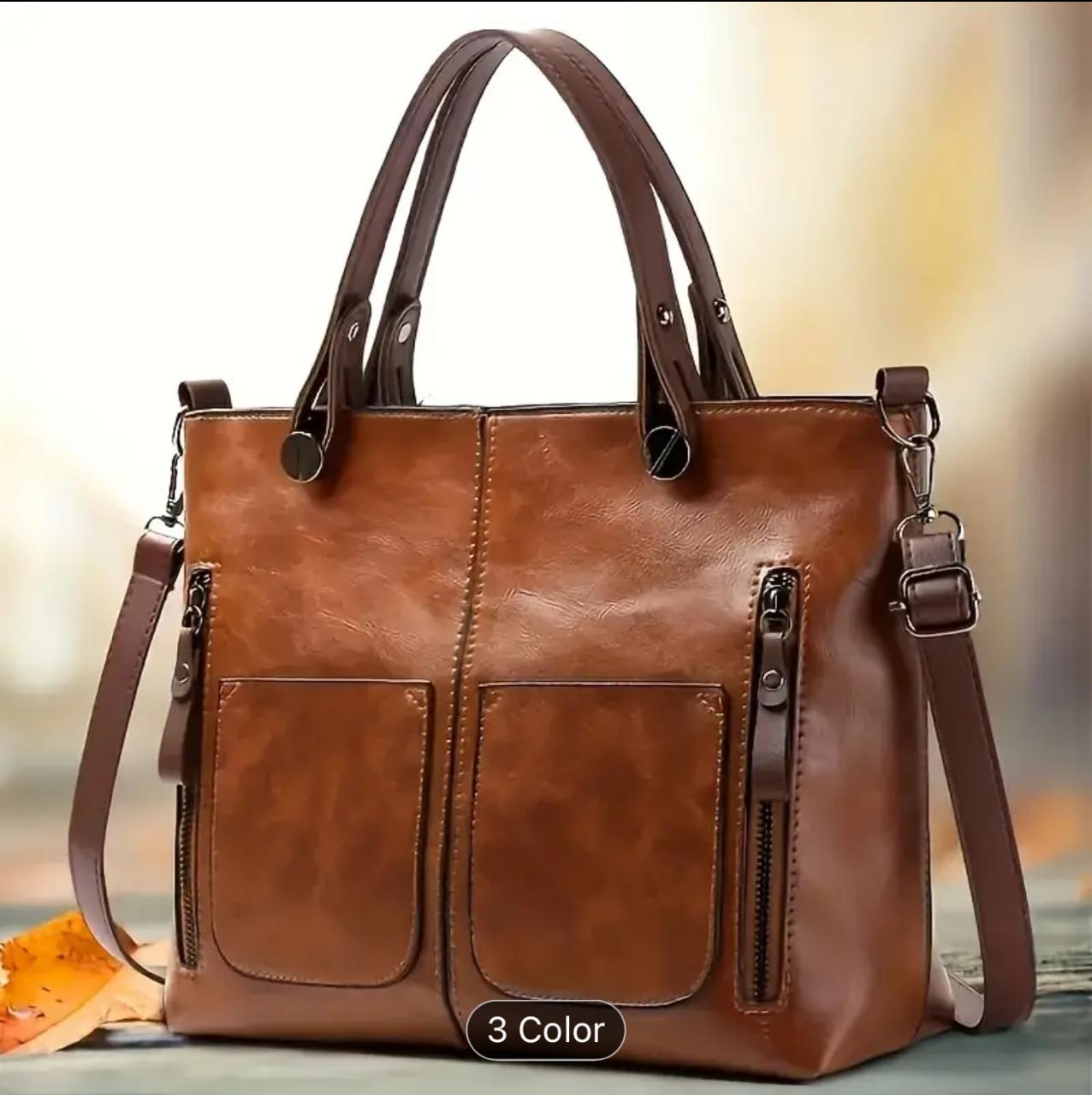 Luxury Shoulder Bag with Detachable Adjustable Strap image 1