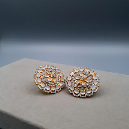WHEEL STYLE PARTY WEAR-(MULTI COLOUR &amp; GOLDEN SILVER) image 13