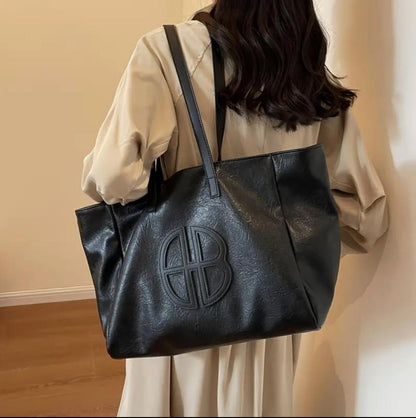 Elegant Large Capacity Faux Leather Tote Bag image 7