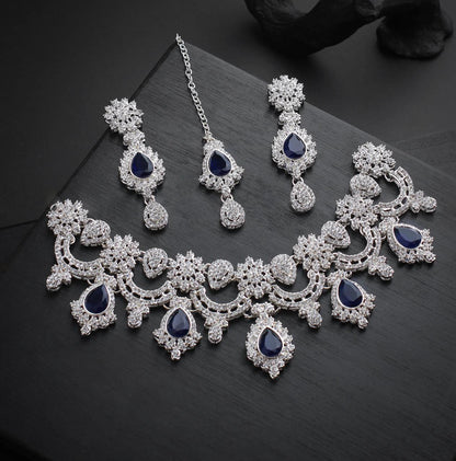 AETHER NEKLACE (Black &amp; Blue) image 0