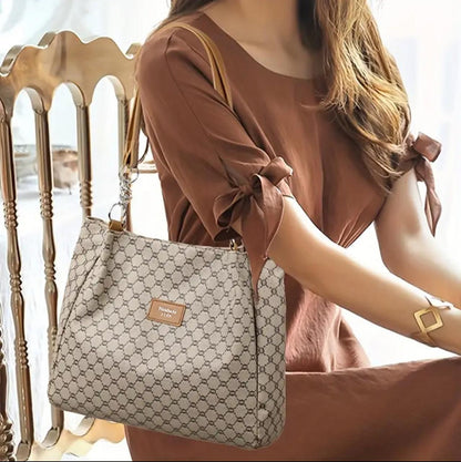 Elegant Fashion Printed PU Leather Tote Bag image 3