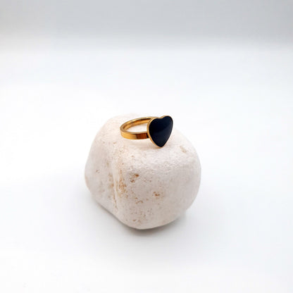 Elegant heart ring symbolizing love and timeless beauty image 1
