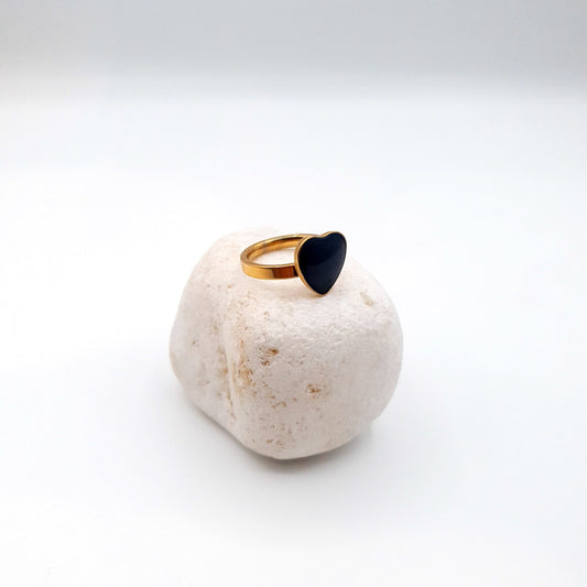 Elegant heart ring symbolizing love and timeless beauty image 1