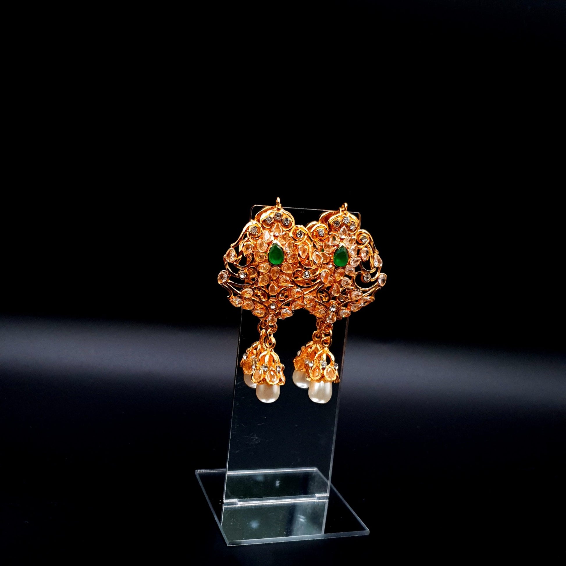 PEARLED GOLDEN-SILVER STONES image 4