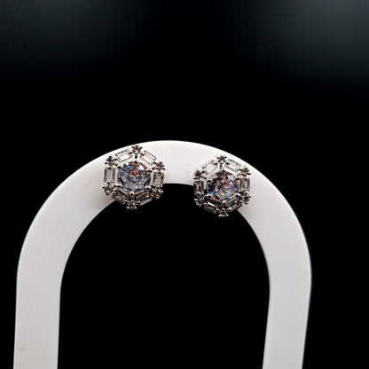 ROUND STYLE- SILVER & A PINK image 4