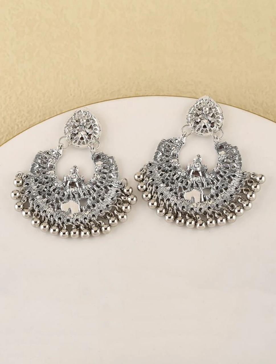 BEAD TASSEL DROP EARRING image 5