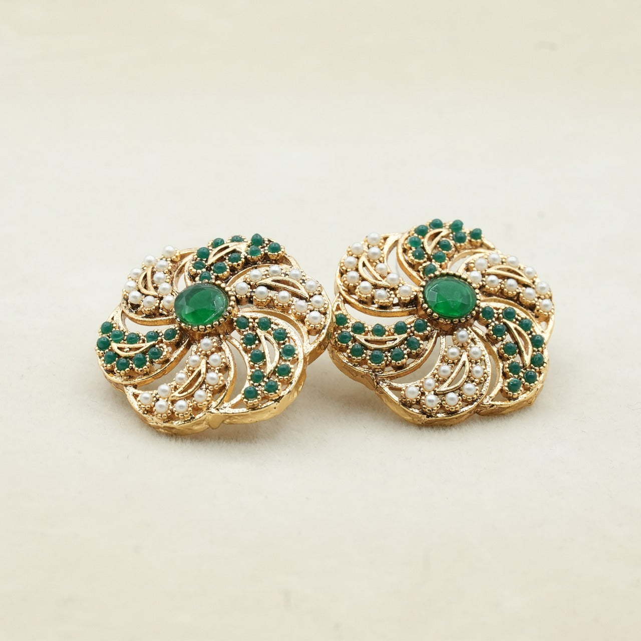 Likely gold-plated metal with a detailed filigree design image 10
