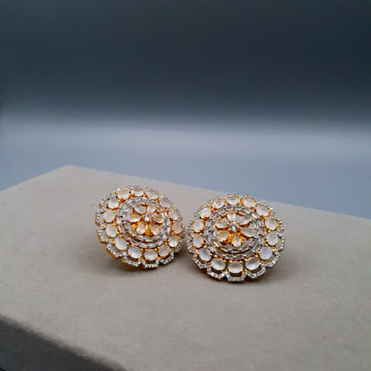 WHEEL STYLE PARTY WEAR-(MULTI COLOUR &amp; GOLDEN SILVER) image 14
