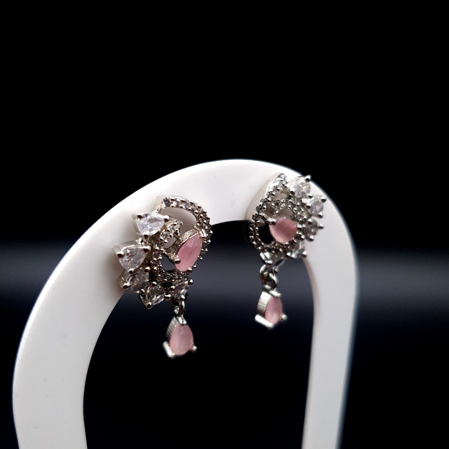 5 STONES SILVER T-PINK image 2
