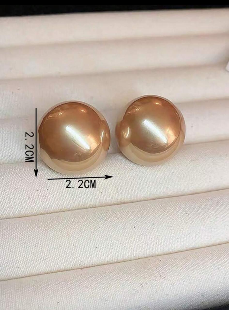 Big Pearl Stud Tops With High-End Elegant image 4