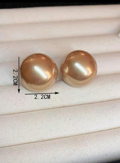 Big Pearl Stud Tops With High-End Elegant image 4