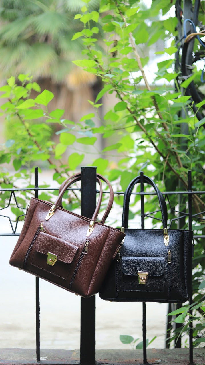 Premium Handbags & Totes Material: Premium Quality PU Leather (Faux Leather) image 3