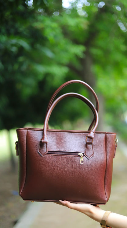 Premium Handbags & Totes Material: Premium Quality PU Leather (Faux Leather) - maroon image