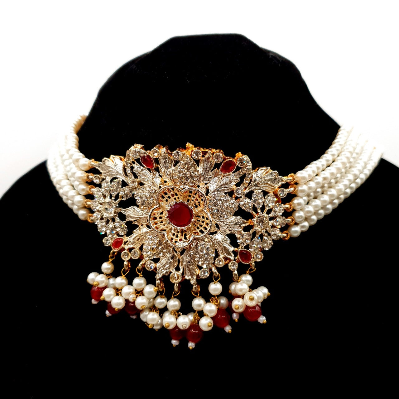 PARTY WEAR NEKLACE SET image 1