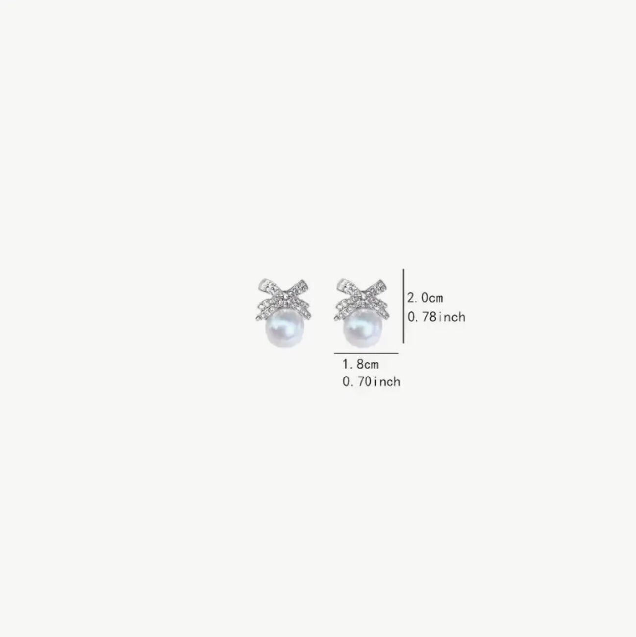 Vintage Elegant Bowknot Stud with Geometric Bead image 5