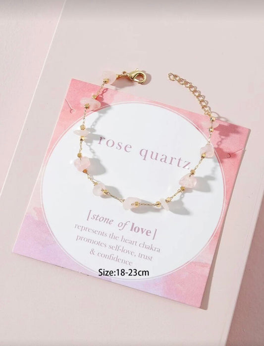 Random Stone Decor Bracelet image 0