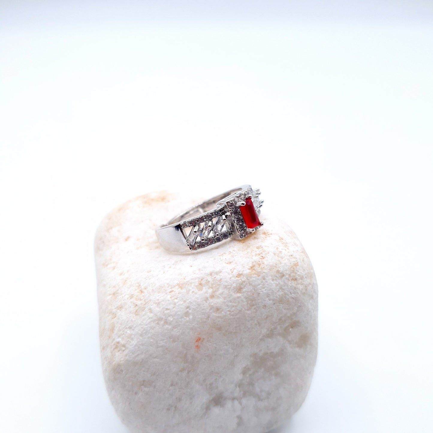 A breathtaking adjustable ring that embraces your finger beautifully, adding a stunning, personalized touch to your style. "Adjustable" image 1