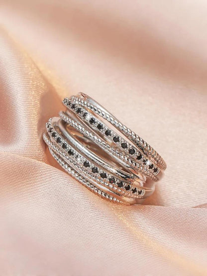 CUBIC ZIRCONIA DÉCOR RING image 4