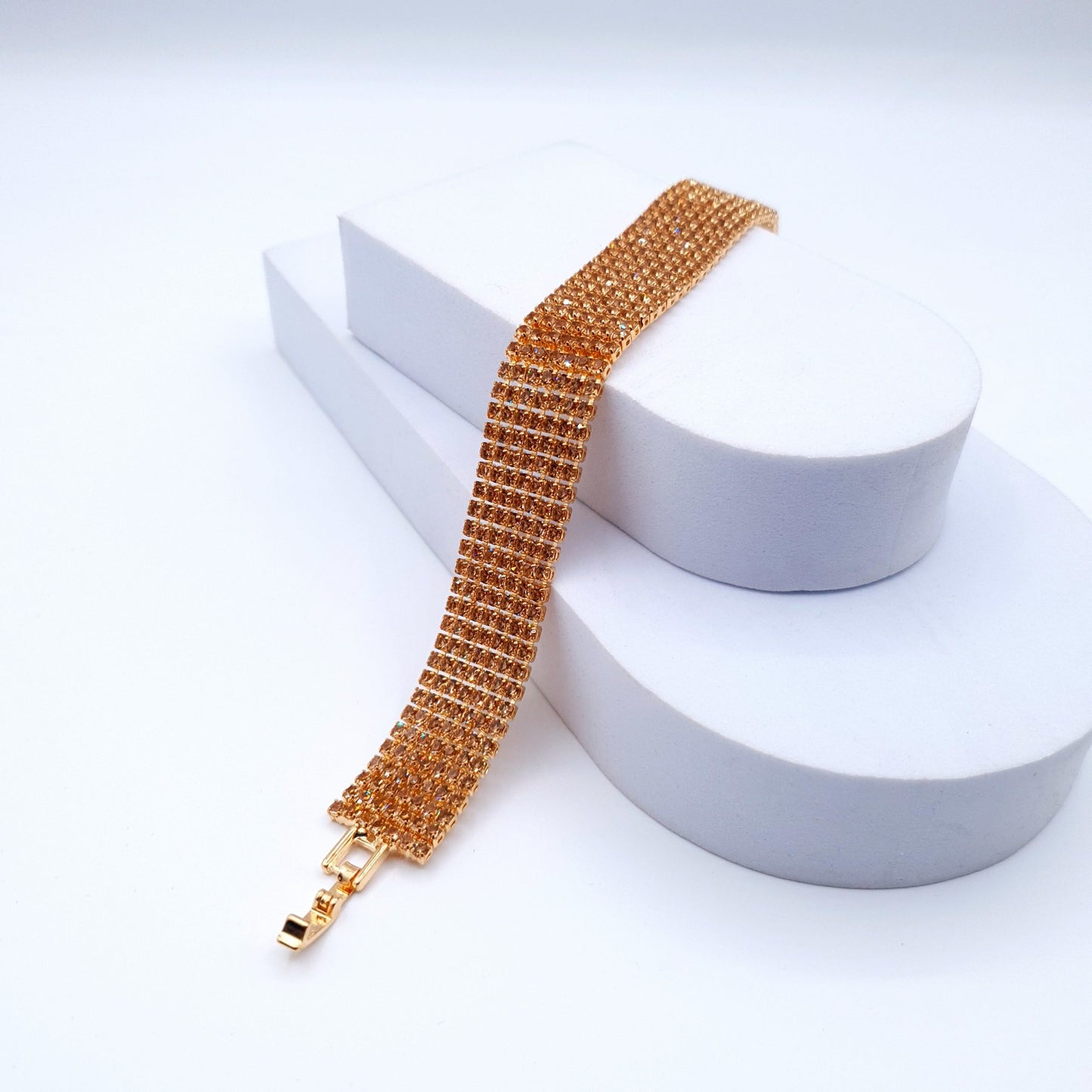 A dazzling bracelet with shimmering stones, designed to captivate and elevate any look image 5