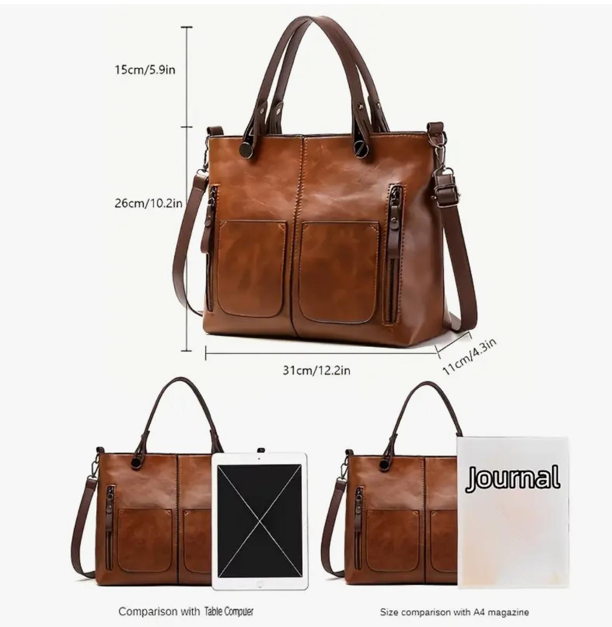 Luxury Shoulder Bag with Detachable Adjustable Strap image 6