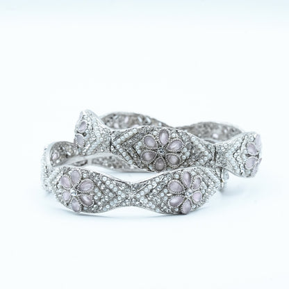 Vintage-inspired Kara adorned with intricate floral detailing, capturing timeless elegance and artisanal charm image 8