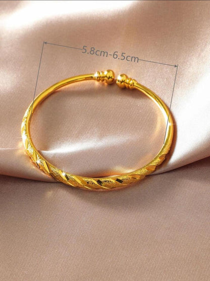 Copper Textured Design Bangle image 2