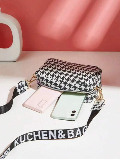 Hand Bags Graphic Square Black and White image 2